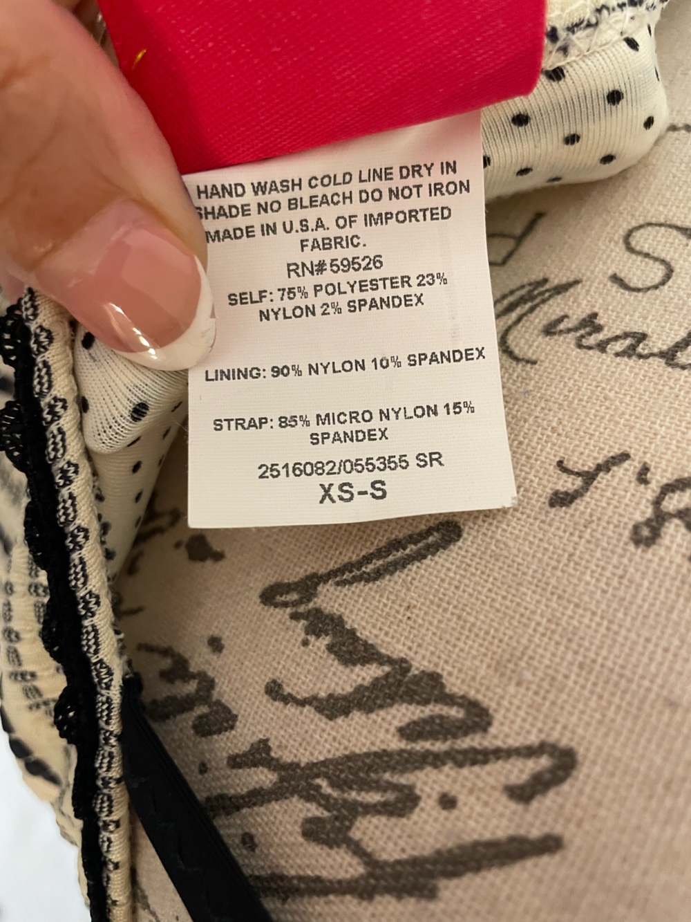Betsey Johnson XS Small Pinstripe Slip Dress Crochet Trim Heart Hardware Y2K - Picture 11 of 11